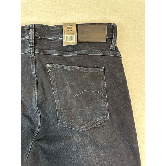 G-Star Raw Lhana Jeans Mens 31X32 Blue Denim Pocket Mid-Rise Skinny Leg Zip Fly - Picture 9 of 13